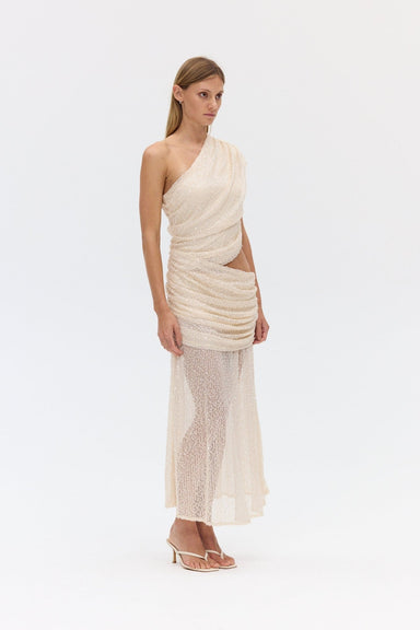 NIGHTFALL SEQUIN MAXI DRESS | SHELL - THIRD FORM