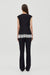 THIRD FORM NOCTURNE LACE TRIM VEST | NOIR
