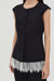 THIRD FORM NOCTURNE LACE TRIM VEST | NOIR