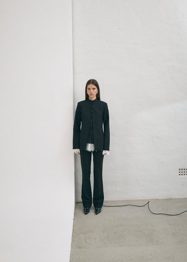 NOCTURNE TAILORED TROUSER | NOIR - THIRD FORM