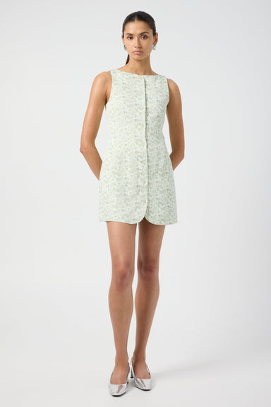 NOSTALGIA BUTTON UP MINI | NOSTALGIA FLORAL - THIRD FORM