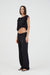 OASIS RELAXED PANTS | BLACK - THIRD FORM