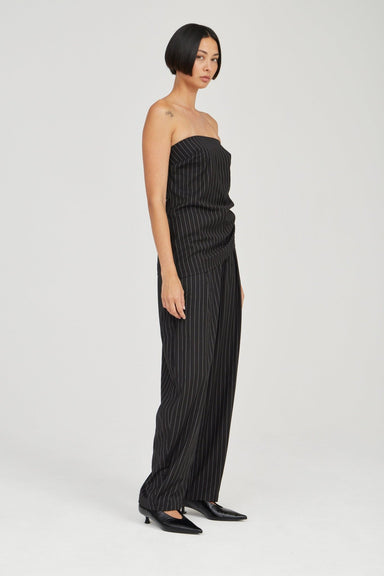 OBSCURA PINSTRIPE PANT | SOOT STRIPE - THIRD FORM