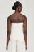 OBSCURA PINSTRIPE STRAPLESS TOP | CREMA STRIPE - THIRD FORM