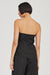OBSCURA PINSTRIPE STRAPLESS TOP | SOOT STRIPE - THIRD FORM