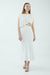 THIRD FORM OVERFLOW DRAPE MIDI DRESS | OFF WHITE