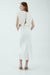 THIRD FORM OVERFLOW DRAPE MIDI DRESS | OFF WHITE