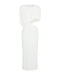 THIRD FORM OVERFLOW DRAPE MIDI DRESS | OFF WHITE