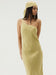 THIRD FORM PAISLEY BIAS ONE SHOULDER MIDI | PEAR
