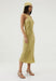 THIRD FORM PAISLEY BIAS ONE SHOULDER MIDI | PEAR