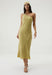 THIRD FORM PAISLEY BIAS ONE SHOULDER MIDI | PEAR