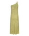 THIRD FORM PAISLEY BIAS ONE SHOULDER MIDI | PEAR