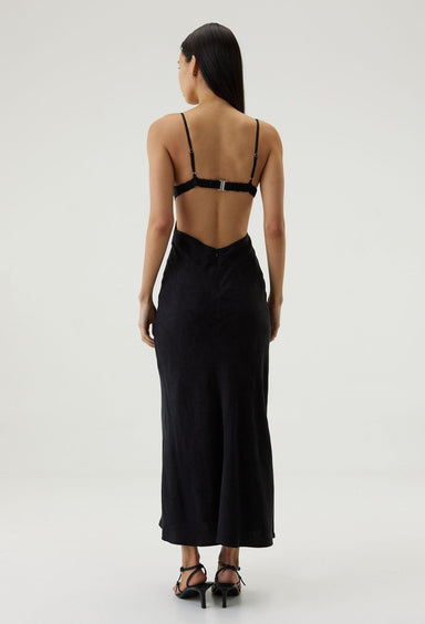 THIRD FORM PAISLEY BIAS TRIANGLE MIDI | BLACK