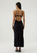 THIRD FORM PAISLEY BIAS TRIANGLE MIDI | BLACK