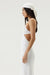 THIRD FORM PAISLEY BIAS TRIANGLE MIDI | WHITE