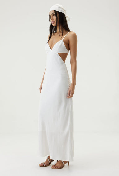 THIRD FORM PAISLEY BIAS TRIANGLE MIDI | WHITE