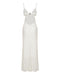 THIRD FORM PAISLEY BIAS TRIANGLE MIDI | WHITE
