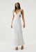 THIRD FORM PAISLEY BIAS TRIANGLE MIDI | WHITE