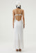 THIRD FORM PAISLEY BIAS TRIANGLE MIDI | WHITE