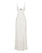 THIRD FORM PAISLEY BIAS TRIANGLE MIDI | WHITE