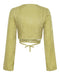 THIRD FORM PAISLEY WRAP BLOUSE | PEAR