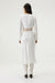 THIRD FORM PAISLEY WRAP BLOUSE | WHITE