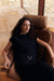 THIRD FORM PARADIGM BELTED MAXI DRESS | BLACK