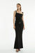 THIRD FORM PARADIGM FLUTED MAXI SKIRT | BLACK