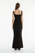 THIRD FORM PARADIGM FLUTED MAXI SKIRT | BLACK