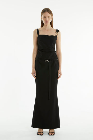 THIRD FORM PARADIGM TUCKED CAMISOLE | BLACK