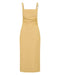 PARADIGM TUCKED MIDI DRESS | CITRUS - THIRD FORM
