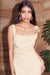 PARADIGM TUCKED MIDI DRESS | CITRUS - THIRD FORM