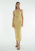 PARADIGM TUCKED MIDI DRESS | CITRUS - THIRD FORM