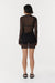 THIRD FORM PEER THROUGH KNIT MINI DRESS | BLACK