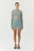 THIRD FORM PEER THROUGH KNIT MINI DRESS | FLINT