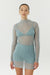 THIRD FORM PEER THROUGH KNIT MINI DRESS | FLINT