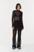 PEER THROUGH KNIT PANT | BLACK - THIRD FORM