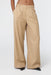 PINSTRIPE TAILORED PANT | LATTE PINSTRIPE - THIRD FORM