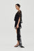 POETRY DRAPED LACE DRESS | SMOKE - THIRD FORM