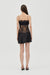 POETRY LACE MINI DRESS | SMOKE - THIRD FORM