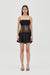 POETRY LACE MINI DRESS | SMOKE - THIRD FORM