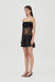POETRY LACE MINI DRESS | SMOKE - THIRD FORM