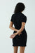 THIRD FORM POPCORN MINI SHIRT DRESS | BLACK