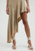 THIRD FORM PRESSED PETALS FREE FLOW STRAPLESS DRESS | ALMOND
