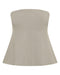THIRD FORM PROTOCOL PANELLED BODICE | SHALE