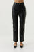 THIRD FORM PU JEAN | BLACK