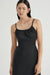 THIRD FORM PULL IN MIDI DRESS | BLACK