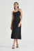 THIRD FORM PULL IN MIDI DRESS | BLACK