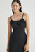 THIRD FORM PULL IN MIDI DRESS | BLACK