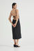 THIRD FORM PULL IN MIDI DRESS | BLACK